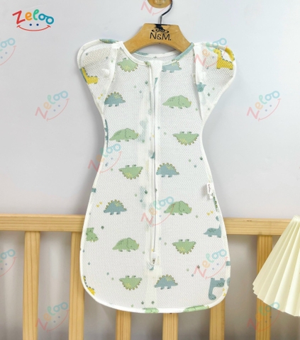 Nhộng lưới thông hơi mở tay 100% cotton Organic SwaddleMe