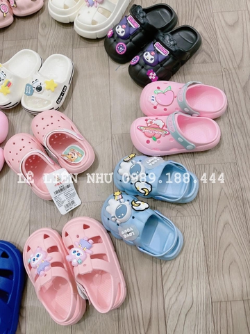 Dép Cross Kid Band Classic Clog Chính Hãng - Sấu Vui Vẻ - CCK