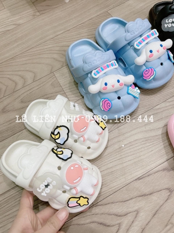 Dép Cross Kid Band Classic Clog Chính Hãng - Sấu Vui Vẻ - CCK