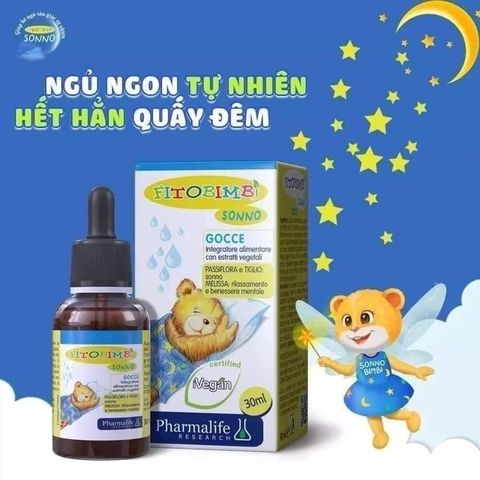 TPCN - Siro giúp bé ngủ ngon, ngủ sâu Fitobimbi Sonno