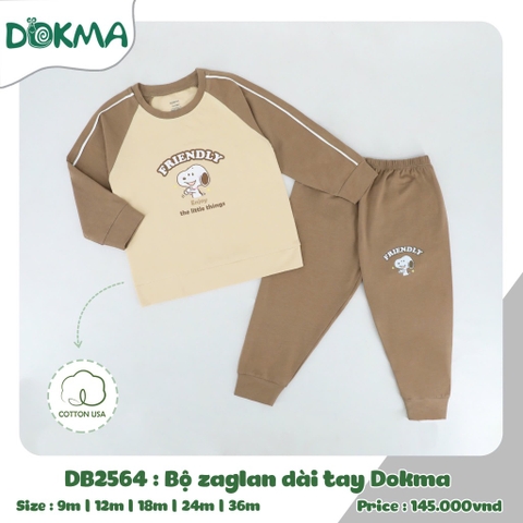 Bộ zagian dài tay Dokma 2564 thu đông 2024