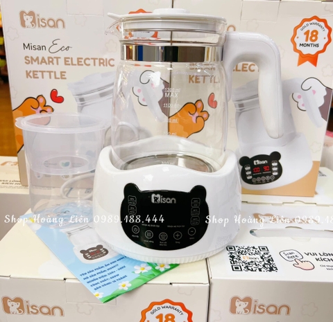 Ấm đun nước thông minh đa năng Misan Eco chính hãng bảo hành 18 tháng