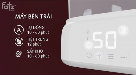 PKBS - Máy đa năng điện tử Fatz Baby Multimax 2-FB9013SL Tiệt trùng/ sấy khô/ hâm sữa/ đun/ hâm nước , bảo hành chính hãng