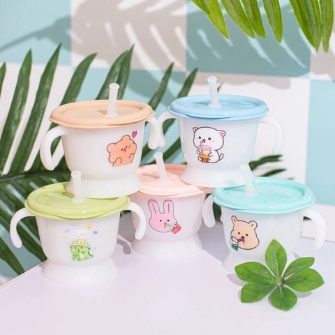 Cốc tập uống 3 giai đoạn Lion Baby