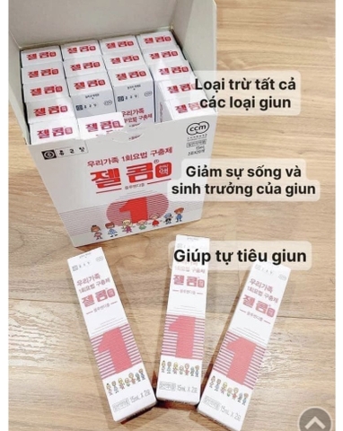 Siro Tẩy Giun Zelcom Hàn Quốc Cho Trẻ Trên 2 Tuổi (Mẫu Mới)