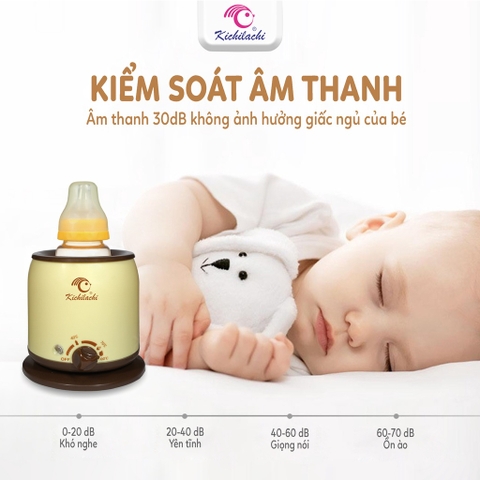 PKBS - Máy Hâm Sữa, Ủ Sữa Đơn Cho Bé Kichilachi 4 Chức Năng Hâm Sữa, Ủ Sữa, Hâm Thức Ăn Và Tiệt Trùng
