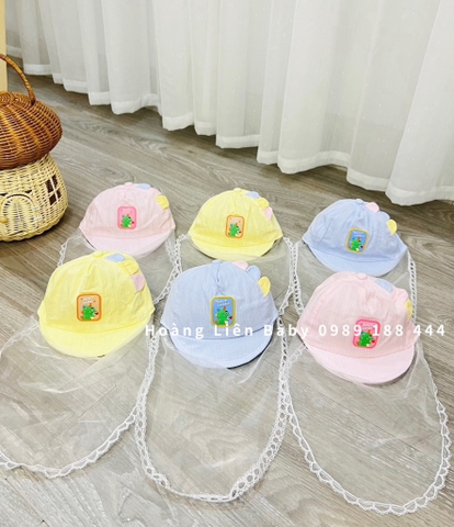 Mũ khăn voan loại đẹp cho bé sơ sinh