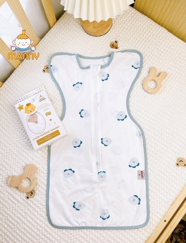 Nhộng chũn Manny hoạ tiết Hàn Quốc giúp bé ngủ ngon, sâu giấc
