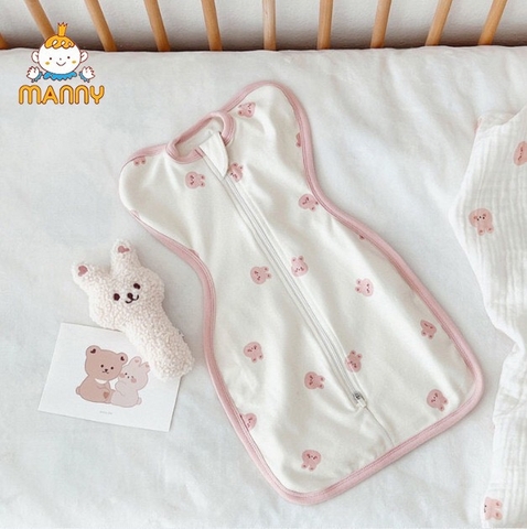 Nhộng chũn Manny hoạ tiết Hàn Quốc giúp bé ngủ ngon, sâu giấc