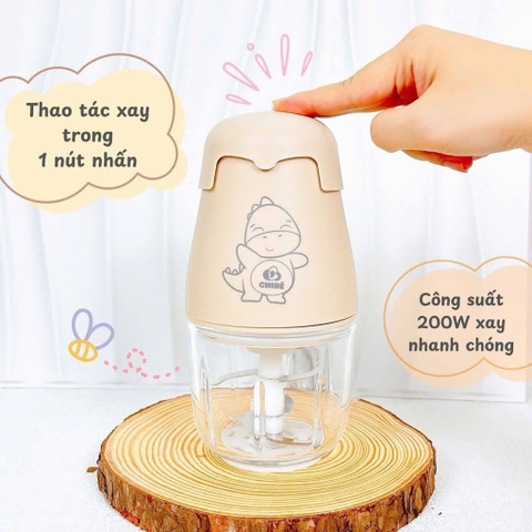 Máy xay đa năng, xay đồ ăn dặm cho bé Chibe CB041 ( chính hãng bảo hành 18tháng)