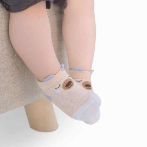 Set 5 Đôi Tất Lưới Thoáng Khí PONY KID Dễ Thương Cho Bé