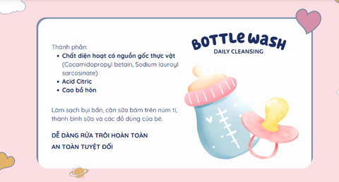 Nước rửa bình & rau củ hữu cơ TheCi 300ml