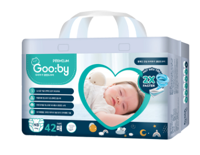 Tã dán Gooby Premium size Newborn 42 miếng (Dưới 5kg)