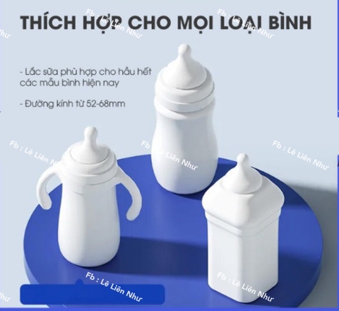 PKBS -(Q20B)Máy hâm sữa kết hợp lắc sữa đun nước pha sữa đa năng 3in1 Hàng chính hãng Beardodo
