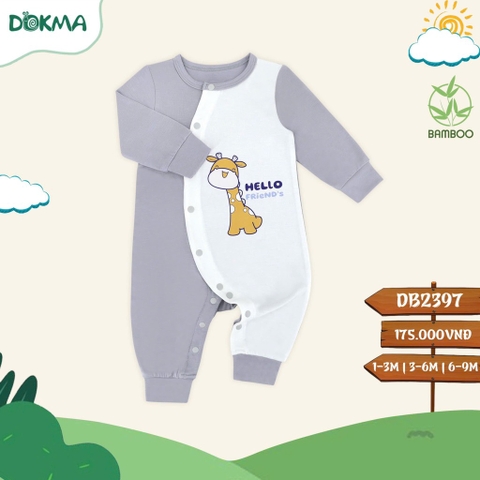 Body cài lệch dài tay Dokma mã DB2397
