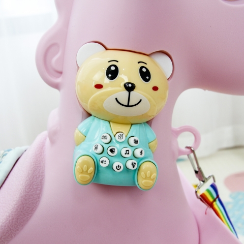 Ngựa Chòi Chân Có Dây Kéo Toys House