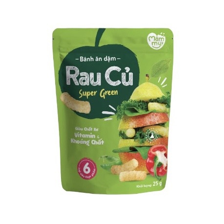 Mămmy - Bánh Ăn Dặm Rau Củ Super Green