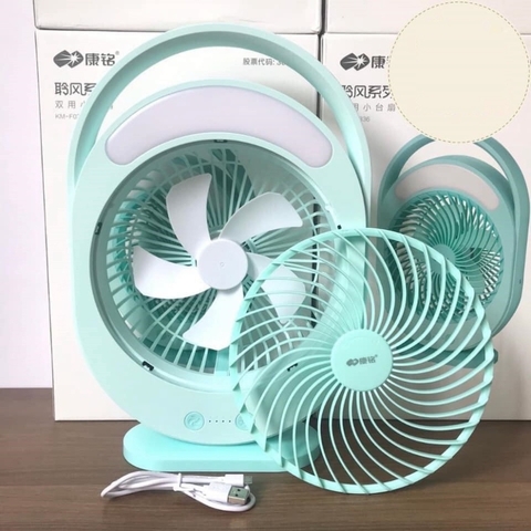 Quạt tích điện để bàn Electric Fan 3 Tốc Độ Và F0336 Có Đèn Led-cao cấp