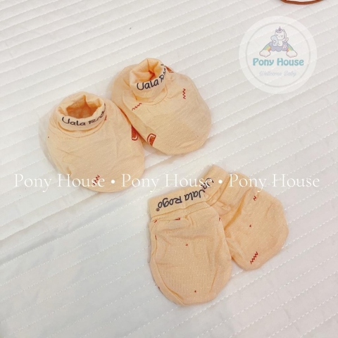 Bao Tay Bao Chân Uala Rogo - Set Bao Tay Chân Sơ Sinh Mềm Mịn Cho Bé Trai, Bé Gái Từ Sơ Sinh