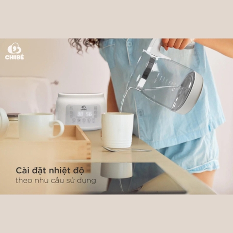 ẤM ĐUN NƯỚC PHA SỮA THÔNG MINH CHIBÉ MB002- ĐIỀU KHIỂN TỪ XA