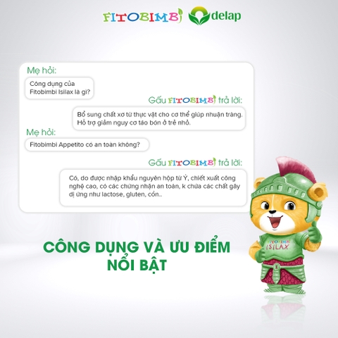 TPCN - Siro trị táo bón cho trẻ Fitobimbi  (200ml)