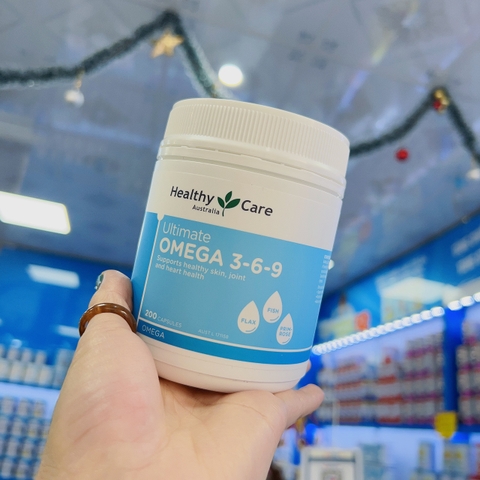 Healthy Care Ultimate Omega 3-6-9 Capsules Của Úc  - Hỗ Trợ Tim Mạch, Thần Kinh