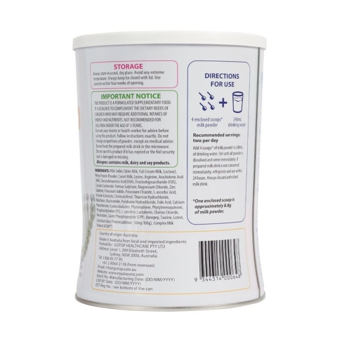 Sữa bột hỗ trợ tăng chiều cao Royal Ausnz Camel Grow Up Milk Powder, 900g