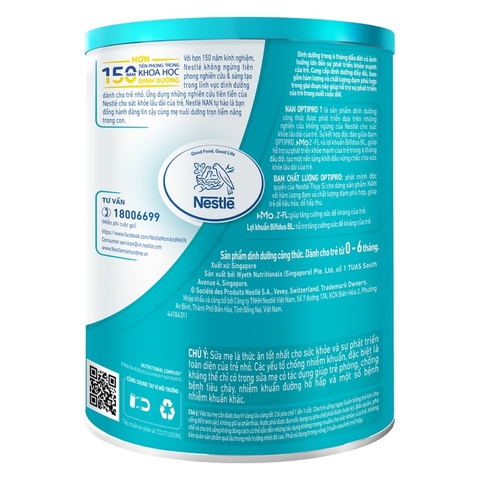 Sữa Nan Nga Optipro HMO số 1 800gr