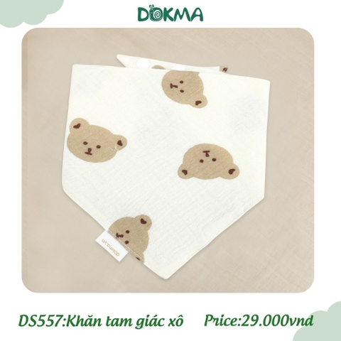 Khăn tam giác xô Dokma bé trai, bé gái (yếm xô)