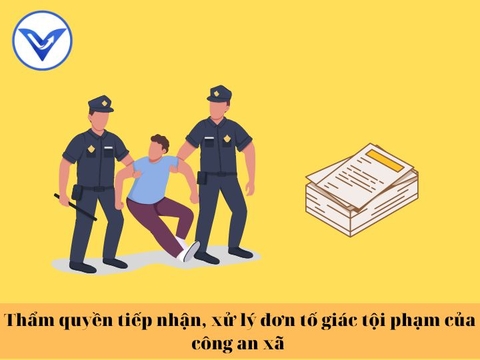 Thẩm quyền tiếp nhận, xử lý đơn tố giác tội phạm của Công an xã, phường.