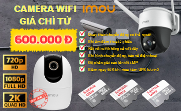 Lắp đặt camera wifi giá rẻ chỉ từ 600000