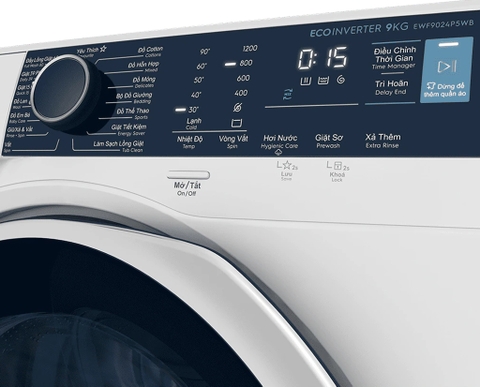 Máy giặt Electrolux Inverter 9 kg EWF9024P5WB