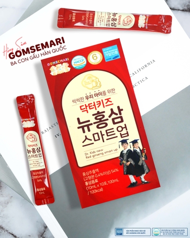 Những công dụng tuyệt vời của hồng sâm Ba con gấu Gomsemari Hàn Quốc