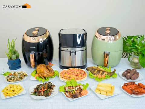 Trở thành “vua đầu bếp” với nồi chiên không dầu Casamom