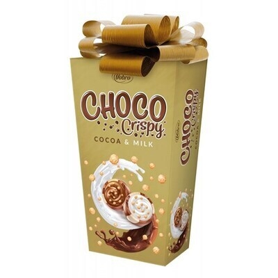 Socola Vobro Chery passion  hộp quà 210g ( sữa và cacao ,hạt bỏng giòn)