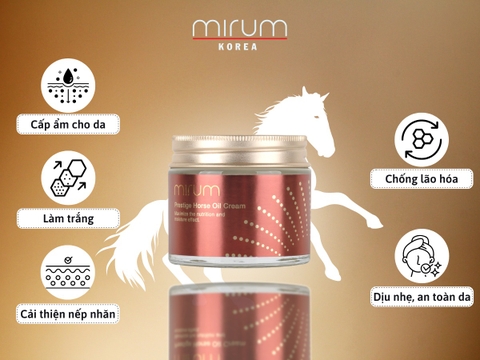 Kem dầu ngựa Mirum chống lão hóa, làm trắng và giữ ẩm 70ml