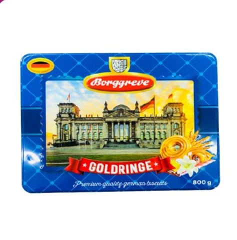 Bánh quy bơ Borggreve Đức 800g ( xanh dương)(6)