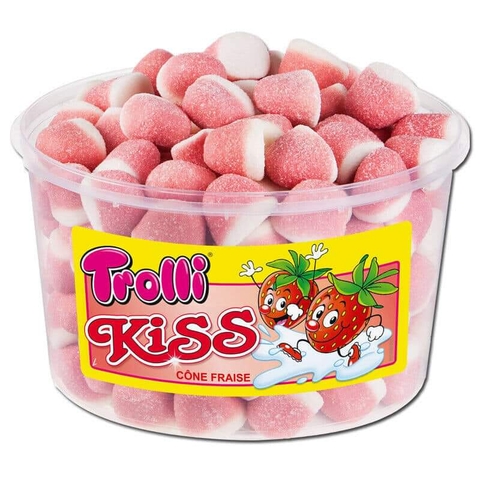 KẸO TROLLI STRAWBERRY KISS 975g