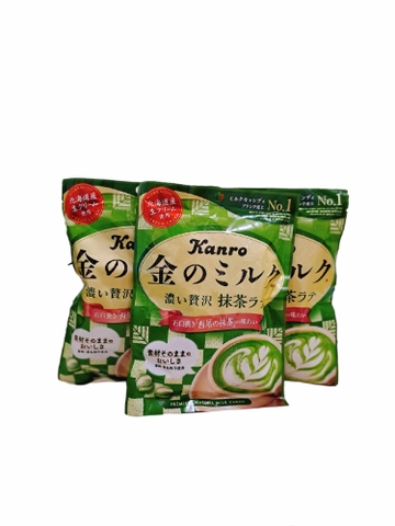 Kẹo sữa trà xanh  Kanro 70g