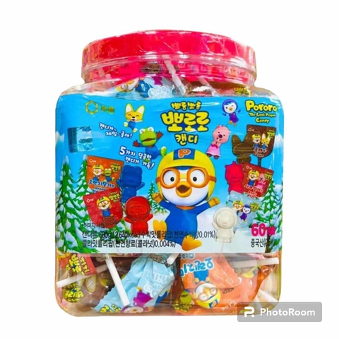 Kẹo mút Pororo 660g ( 60 cây)