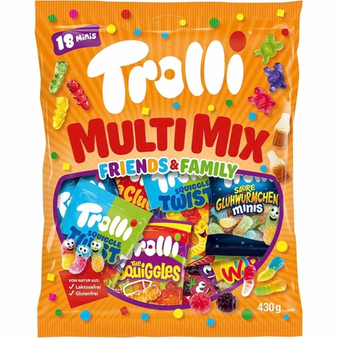 Kẹo dẻo Trolli Multi Mix Friends & Family 430g