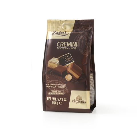 Socola Zaini Cremini Nocciola - Noir ( vị hạt phỉ và cacao) 154g