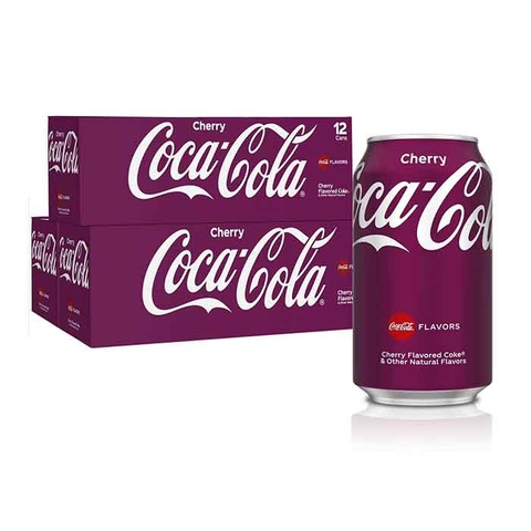 Coca Mỹ Cherry 355ml ( Lốc 12 lon)