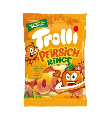 Kẹo dẻo Trolli Pfirsich rince 150g