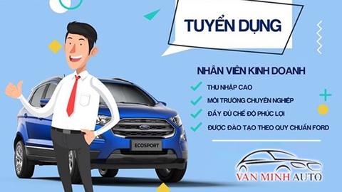 Tuyển dụng nhân viên kinh doanh ô tô