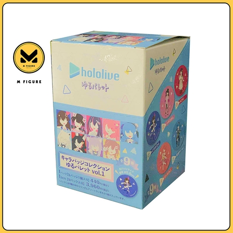 HUY HIỆU Hololive Yuru Palette vol.1 GOODS CHÍNH HÃNG