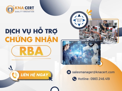 Tư vấn đạt Chứng nhận RBA cho Doanh nghiệp ngành Điện tử - Chi phí tốt - Tiến độ chuẩn