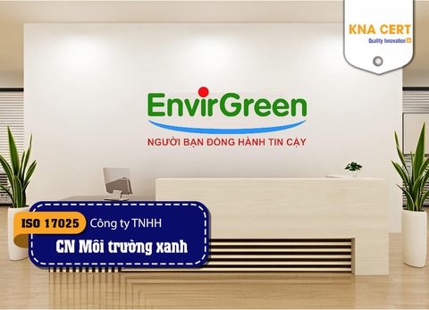 KNA đánh giá ISO 17025 (Pre-audit) cho Công ty TNHH Tư vấn và Công nghệ Môi trường xanh