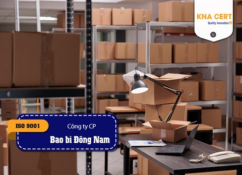 KNA cấp chứng chỉ ISO 9001 và ISO 14001 cho Công ty CP Bao bì Đông Nam Việt