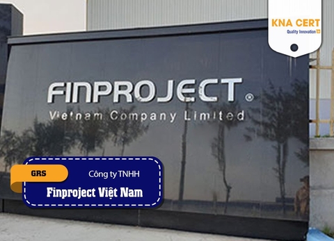 Chứng nhận GRS cho Công ty TNHH Finproject Việt Nam
